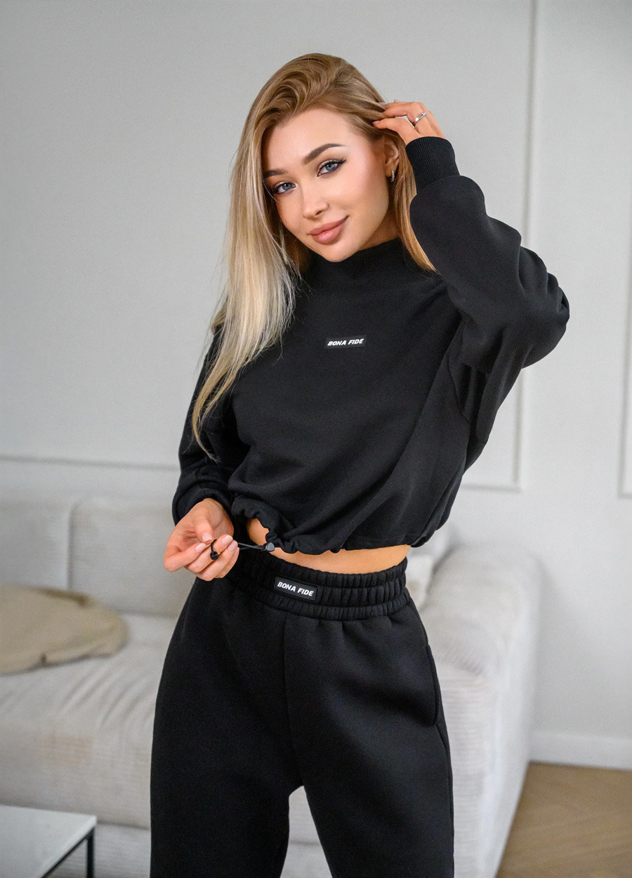 Bona Moda Sweatshirt: Vogue Sweatshirt Siyah